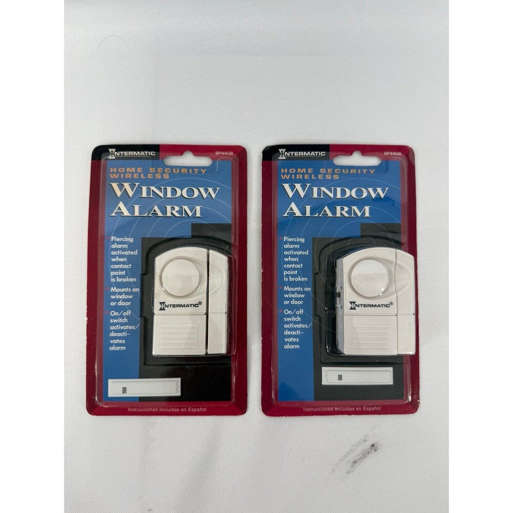 Personal Security Window and Door Alarm, 2 Pack, DIY Protection, Burglar Alert,